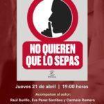 Presentación del libro "No quieren que lo sepas"