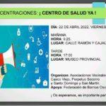 Concentraciones ¡Centro de Salud ya!