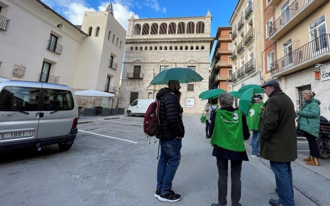 Ganar Teruel se suma a Acacia y AAVV Centro Histórico reclamando una Plaza de la Marquesa con arbolado