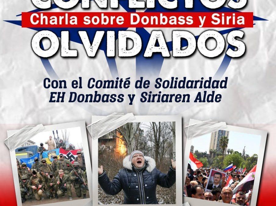 Charla sobre Donbass y Siria (conflictos olvidados)