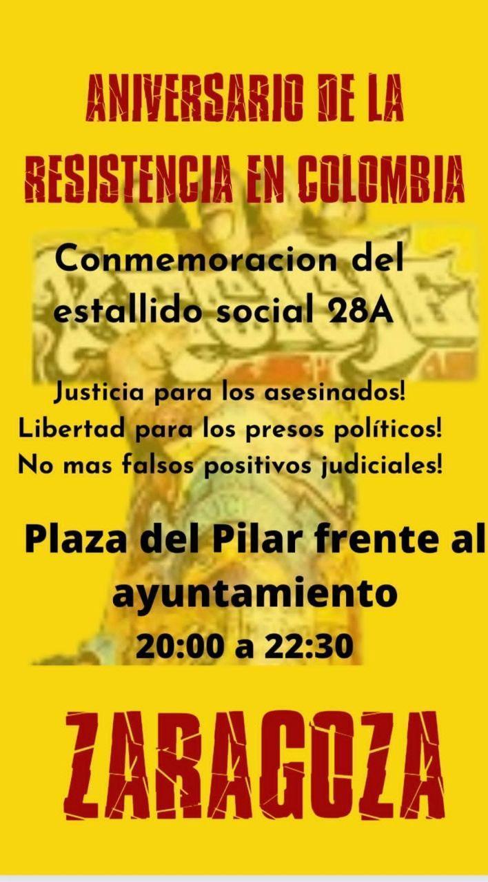 Aniversario de la Resistencia en Colombia