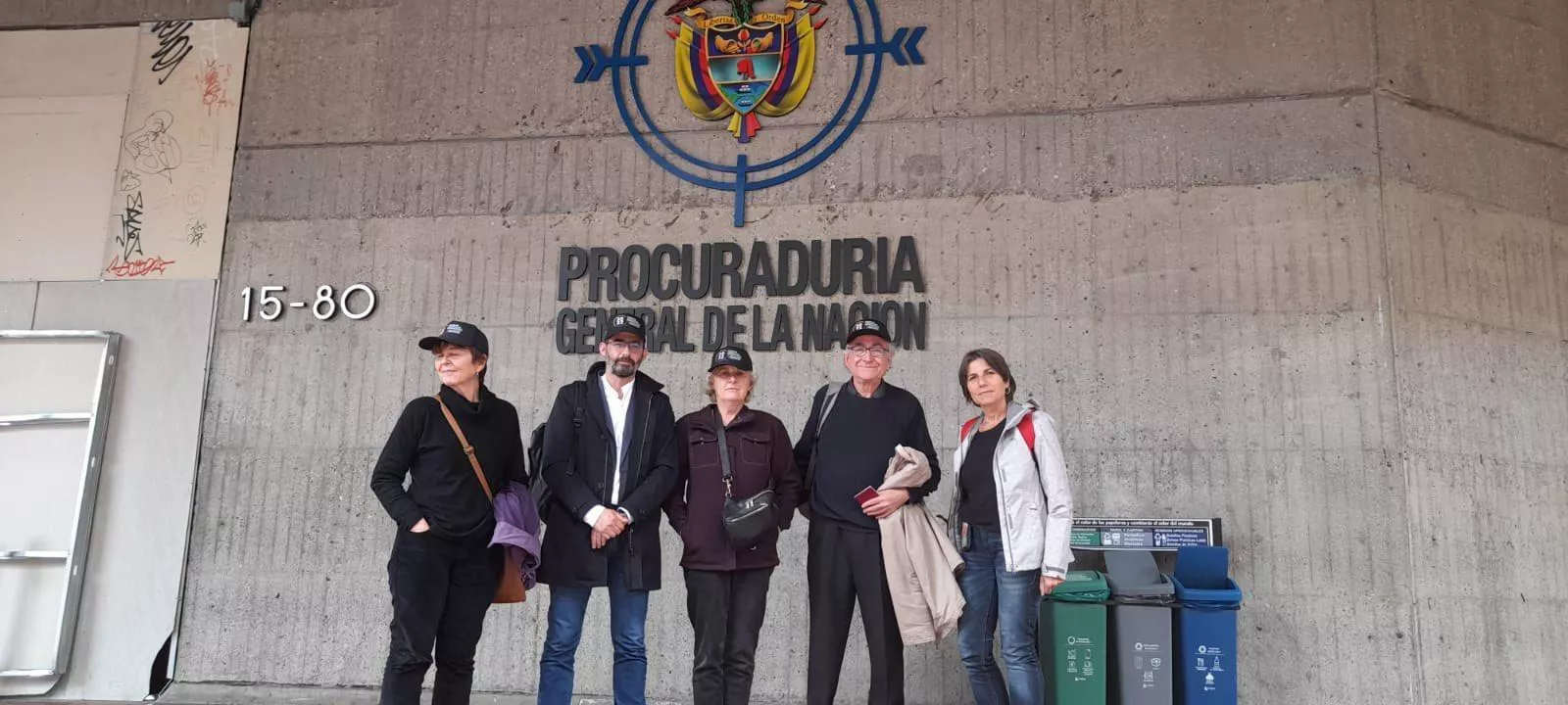 Foto del Espacio de Coordinación de las Plataformas y Organizaciones de Solidaridad con Colombia en el Estado español.