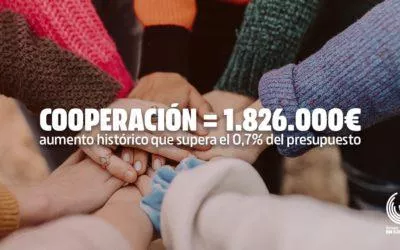 Aumento histórico de la partida para Cooperación al Desarrollo y Solidaridad Internacional de En Común-IU (DPZ)