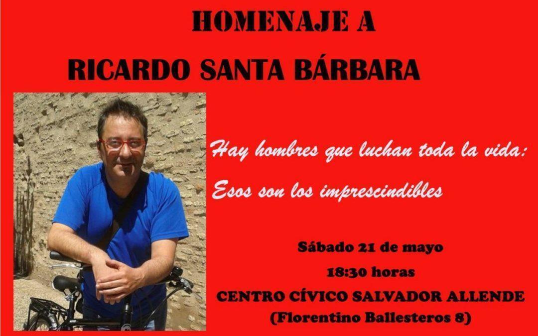 Homenaje a Ricardo Santa Bárbara