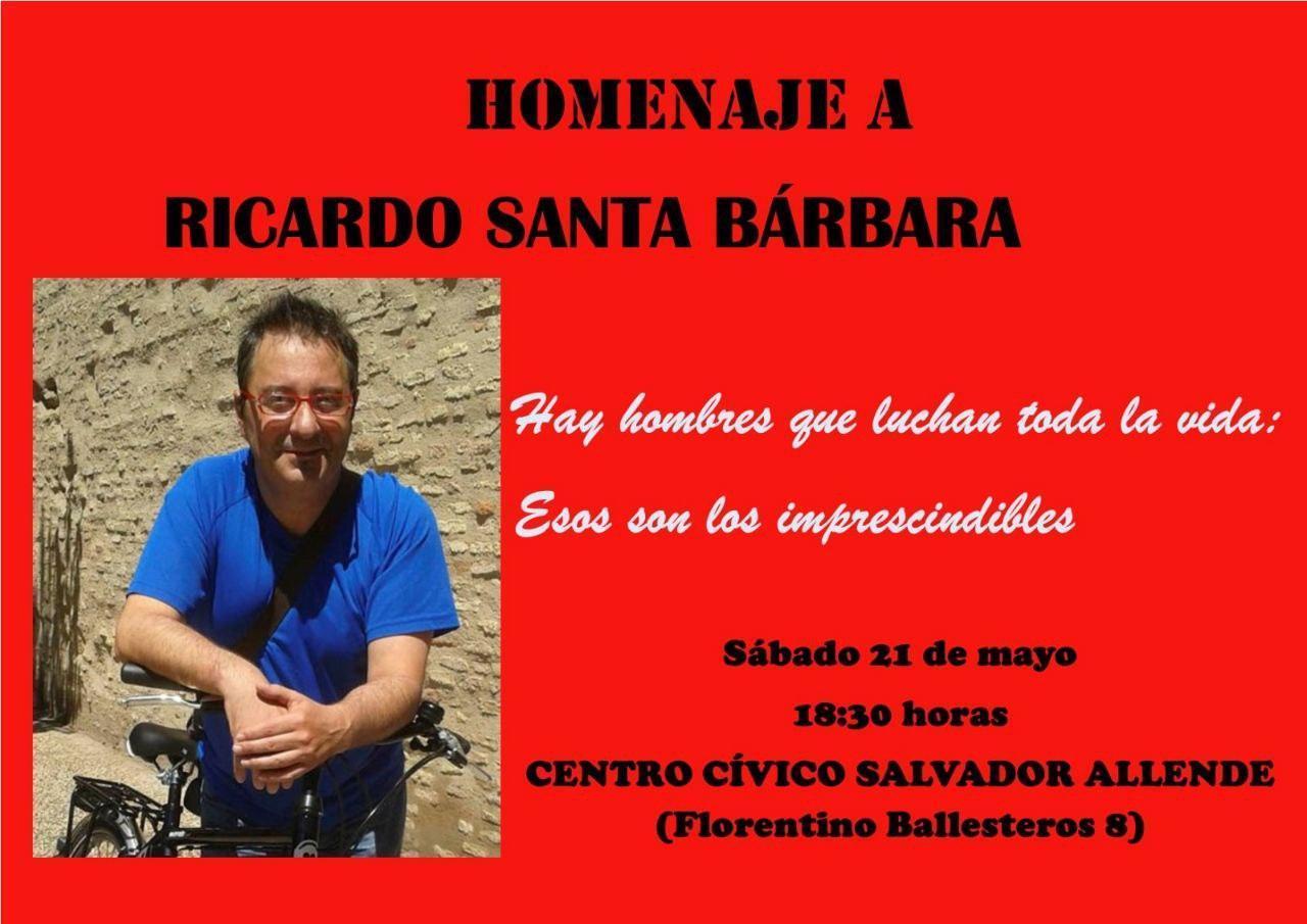 Homenaje a Ricardo Santa Bárbara