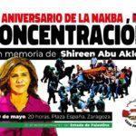 Concentración NAKBA + Memoria de Shireen Abu Akleh