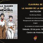 Clausura de la imagen de la memoria