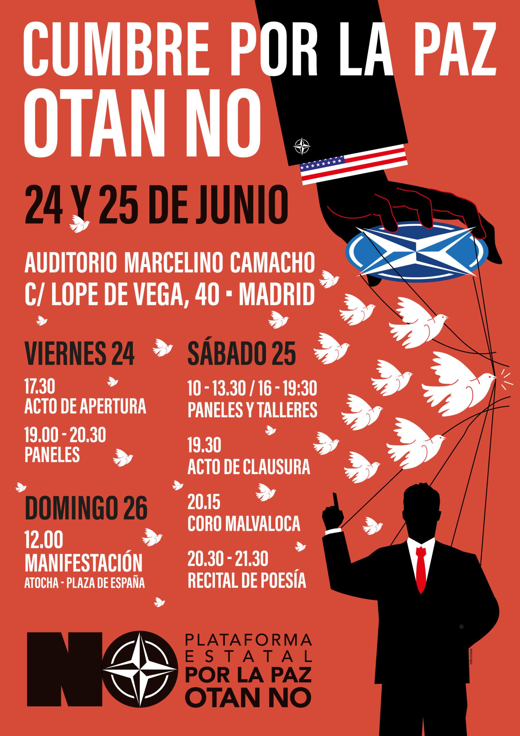 Manifestación contra la OTAN (Madrid- salida de bus de Zaragoza)
