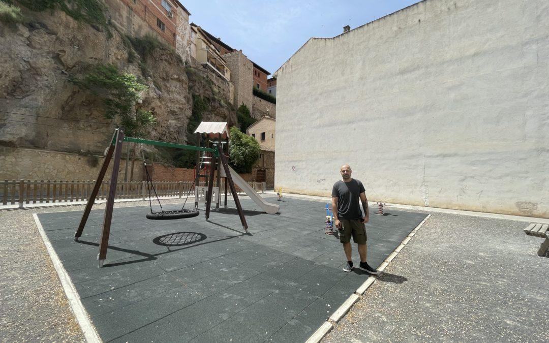 Ganar Teruel vuelve a reclamar la instalación de sombra en los parques infantiles de la ciudad