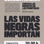 Concentración Las vidas negras importan