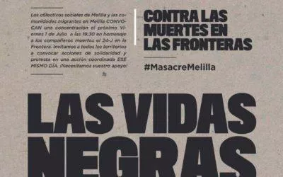Nos unimos a las movilizaciones contra la barbarie de Melilla