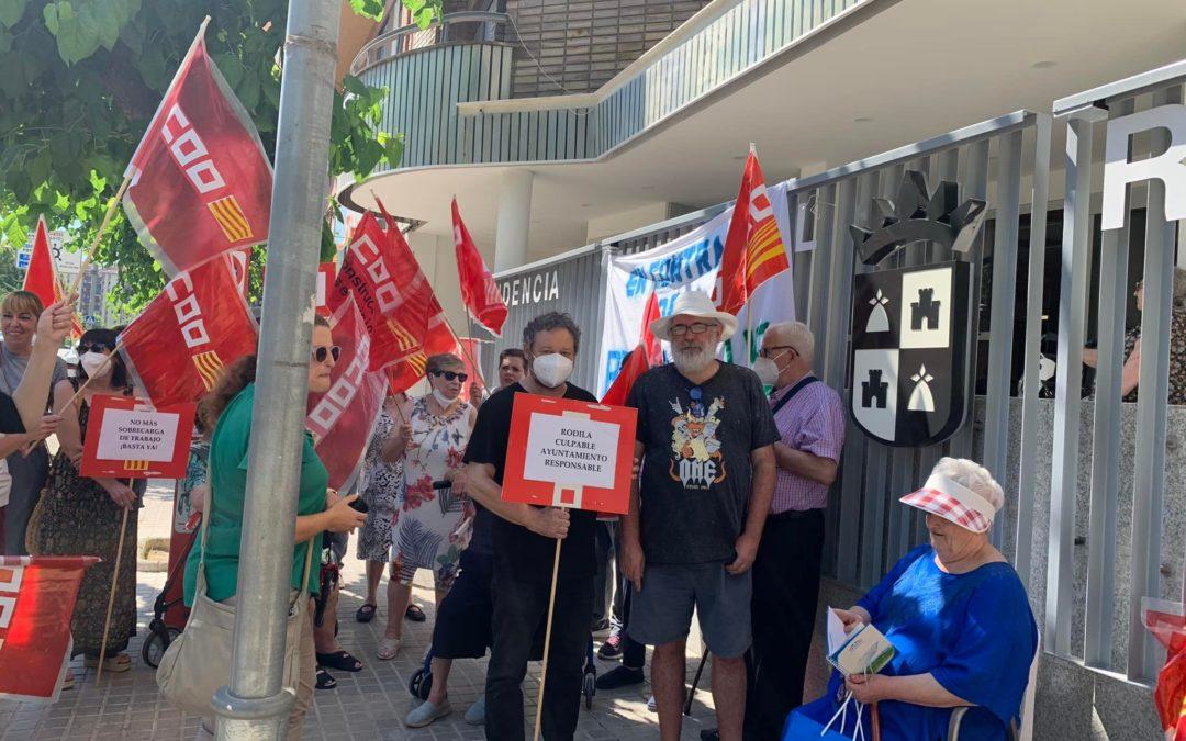 Cambiar Monzón denuncia la “inacción” del Ayuntamiento ante la situación de las trabajadoras de limpieza de la residencia