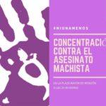 Concentración contra los asesinatos machistas