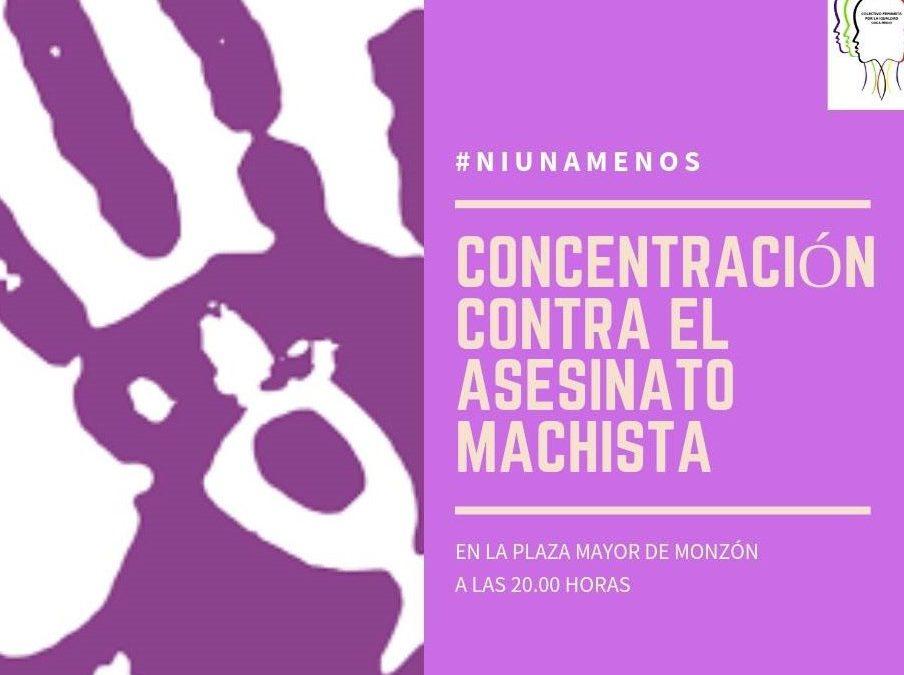 Concentración contra los asesinatos machistas