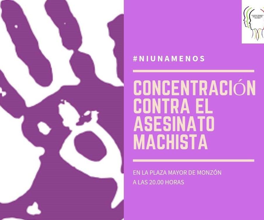 Concentración contra los asesinatos machistas