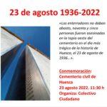 Conmemoración: 23 de agosto de 1.936-2022
