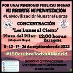 Los lunes al Cierzo: por unas pensiones públicas dignas