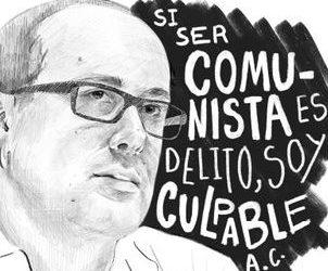 Nuestra solidaridad y apoyo al compañero Alberto Cubero, ser antifascista es una obligación democrática