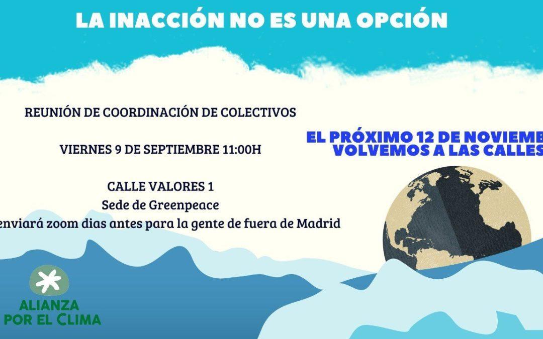 Reunión de coordinación de colectivos