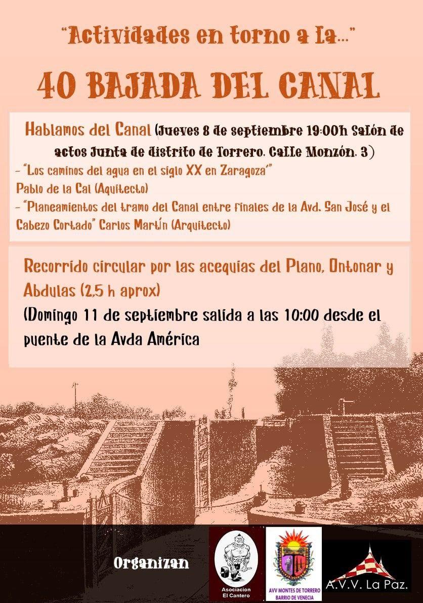 ACTIVIDADES: 40ª bajada del Canal