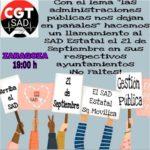 Concentración por un servicio público de calidad