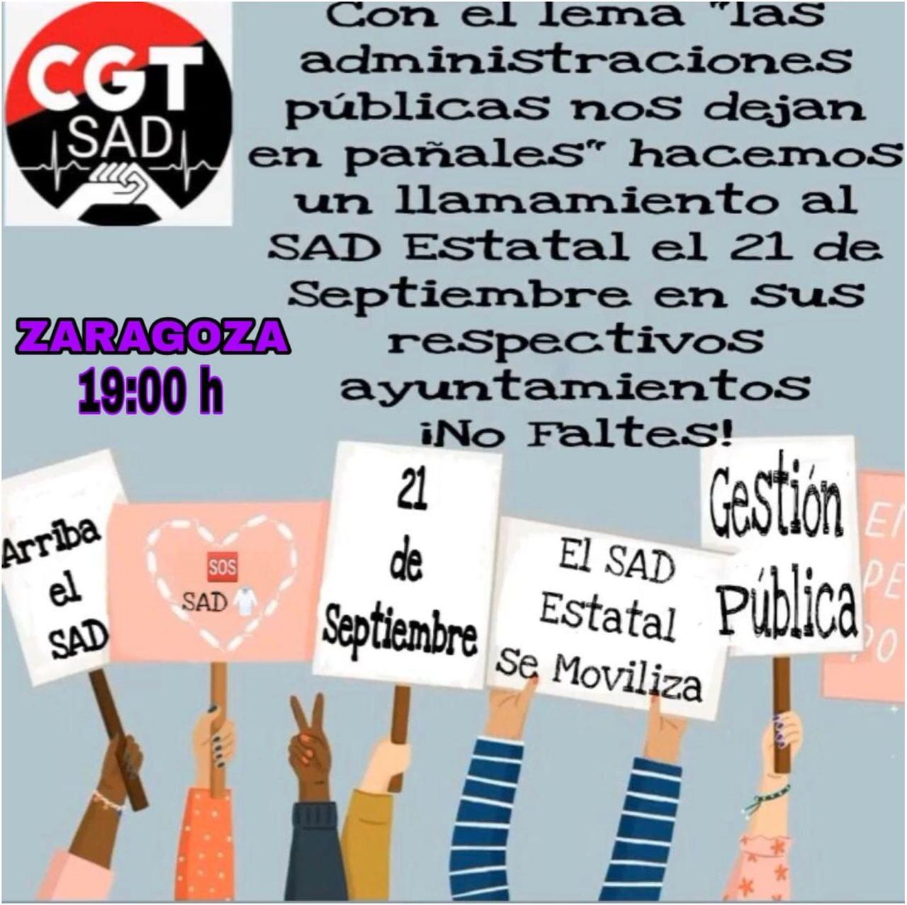 Concentración por un servicio público de calidad