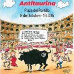 Manifestación antitaurina