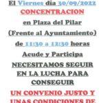 Concentración Avanza Zaragoza