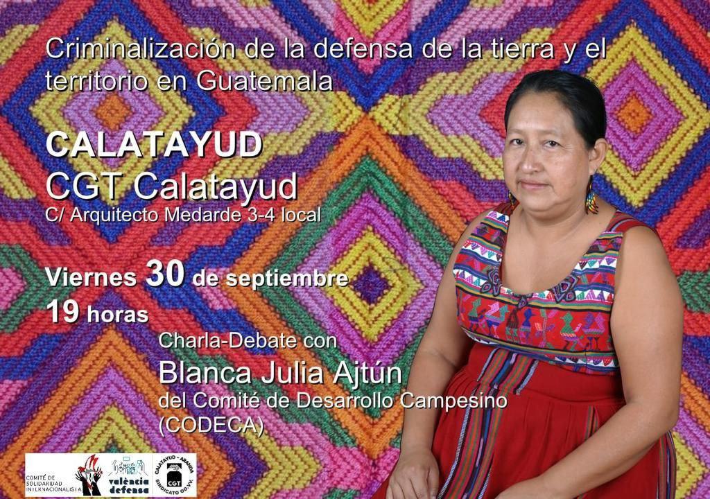 Charla-debate con Blanca Julia Atjún
