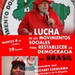 Encuentro con Elizabet Cerqueira de la Brigada MST en Zambia
