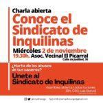 Charla abierta: conoce el sindicato de Inquilinas