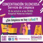 Concentración silenciosa Servicio de Limpieza