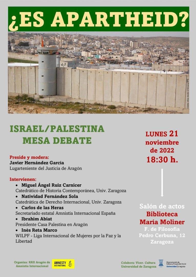 ¿Es Apartheid? Israel / Palestina Mesa debate