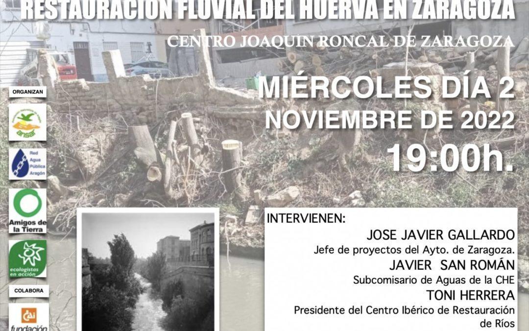 Restauración fluvial del Huerva en Zaragoza