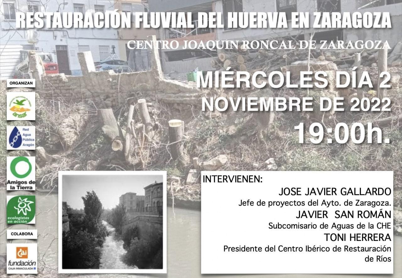 Restauración fluvial del Huerva en Zaragoza