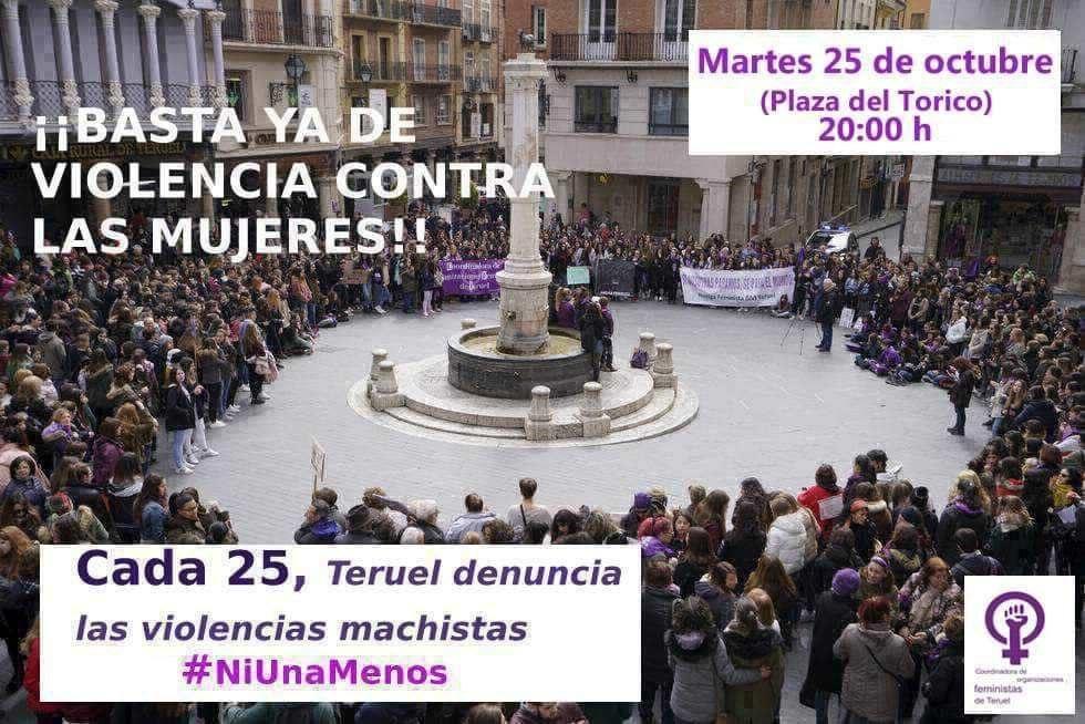 Teruel denuncia las violencias machistas