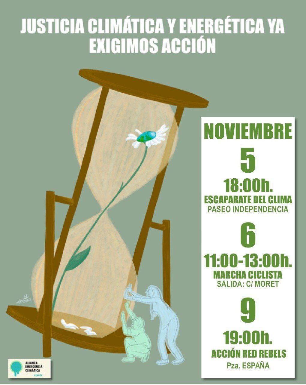 ¡Justicia climática y energética ya!