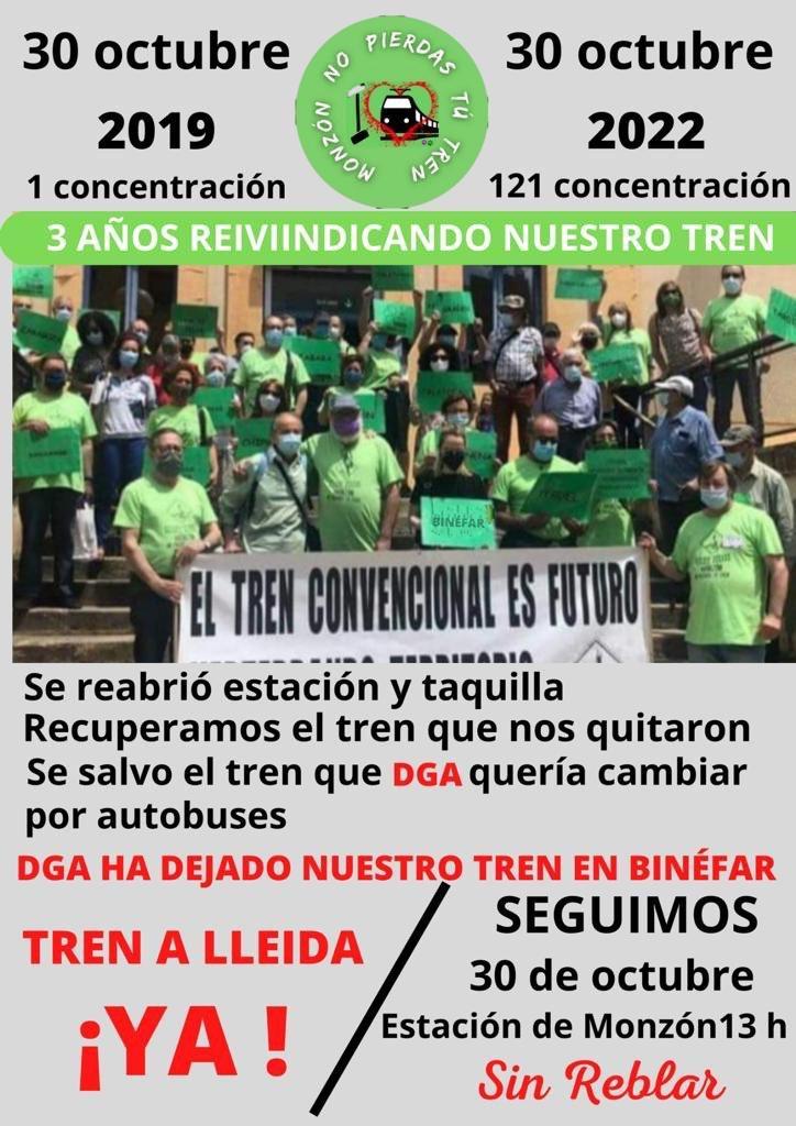 Monzón, no pierdas tu tren