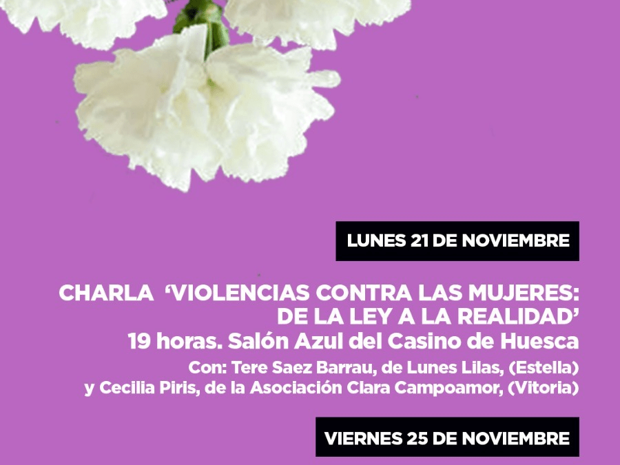 Charla ‘Violencias contra las mujeres: de la ley a la realidad’