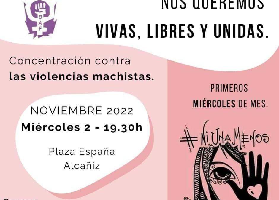 Concentración contra las violencias machistas