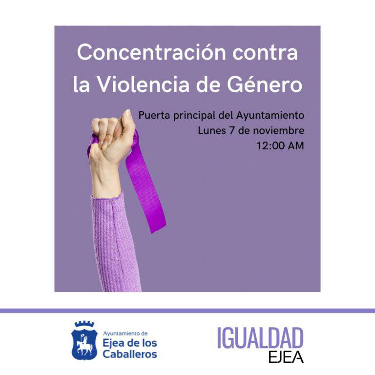 Concentración contra la violencia de género
