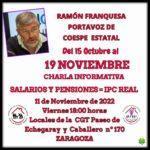 Charla informativa "Salarios y pensiones = IPC Real"