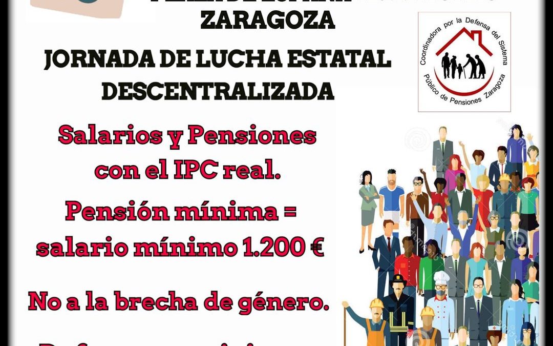 Jornada de lucha estatal por las pensiones