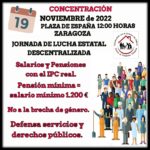 Jornada de lucha estatal por las pensiones