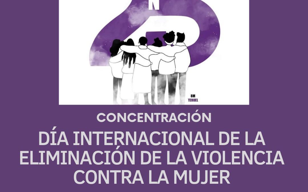 Concentración 25N: Teruel
