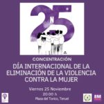 Concentración 25N: Teruel