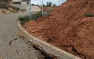 Ganar Teruel critica el mal estado de varias obras recientes en la ciudad
