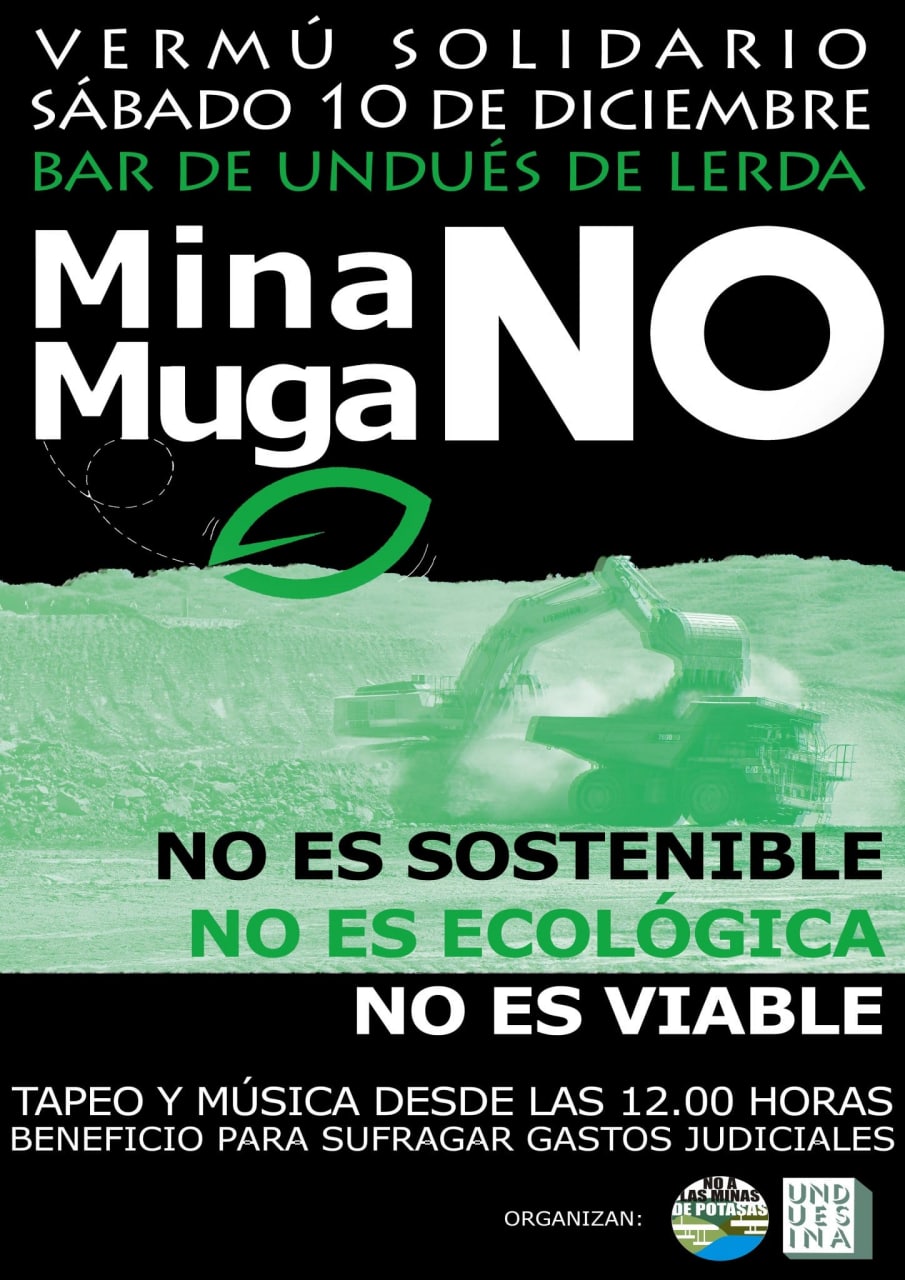 Vermú solidario: Mina Muga NO