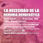 Charla: La necesidad de la Memoria Democrática