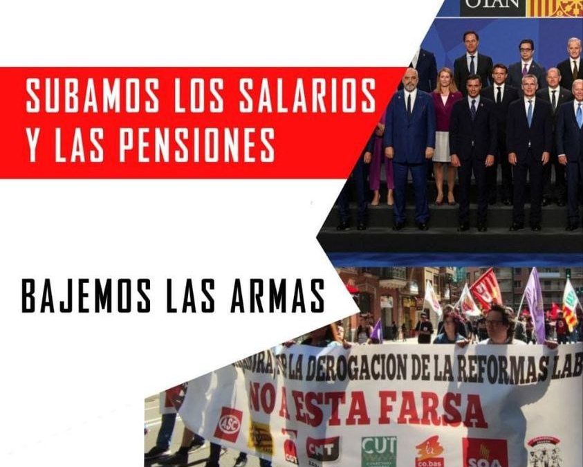 Concentración: Subamos los salarios y las pensiones